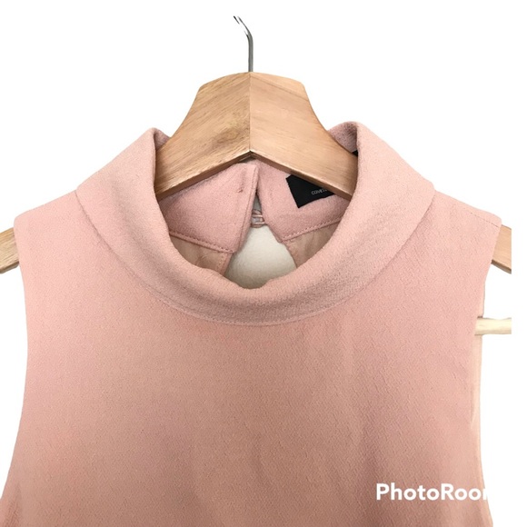 Lulus Blush Pink Fit and Flare Mini Dress | Choker Collar | Open Back - Picture 3 of 16